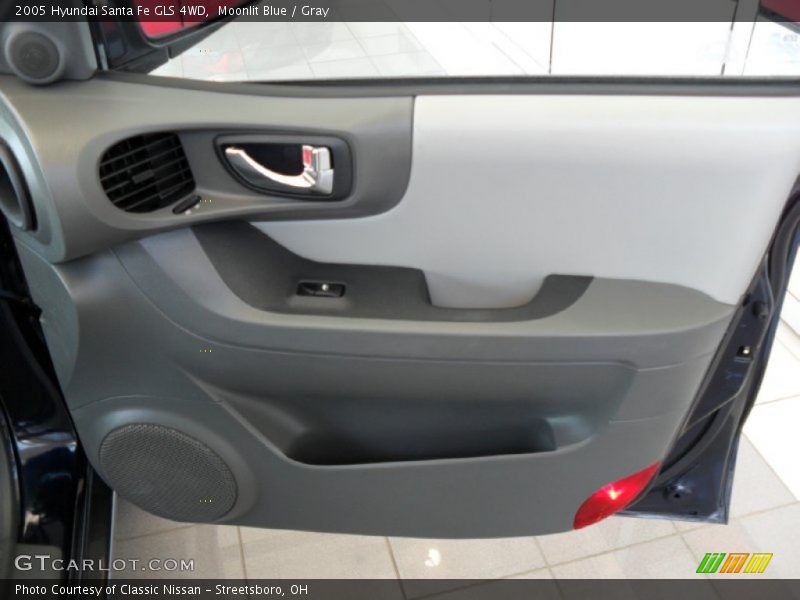 Moonlit Blue / Gray 2005 Hyundai Santa Fe GLS 4WD