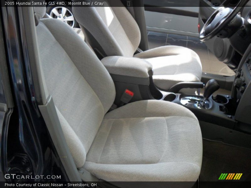 Moonlit Blue / Gray 2005 Hyundai Santa Fe GLS 4WD