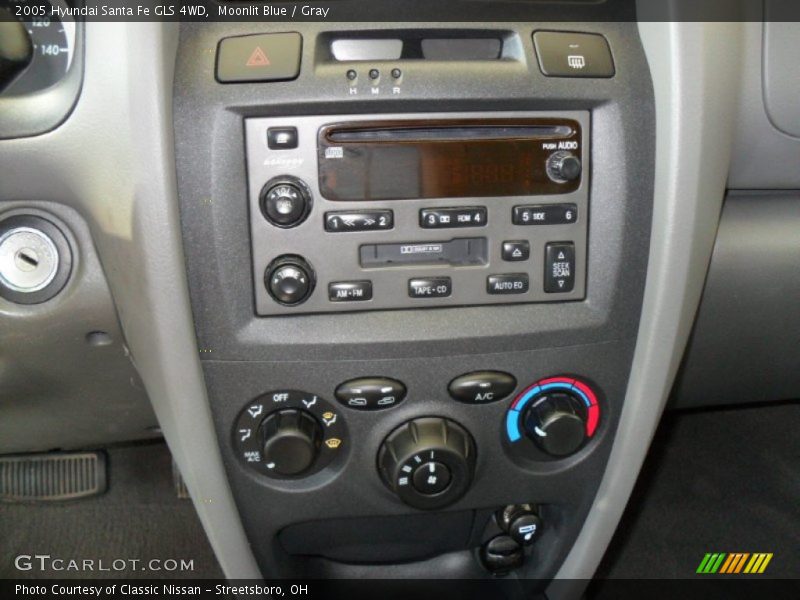 Moonlit Blue / Gray 2005 Hyundai Santa Fe GLS 4WD