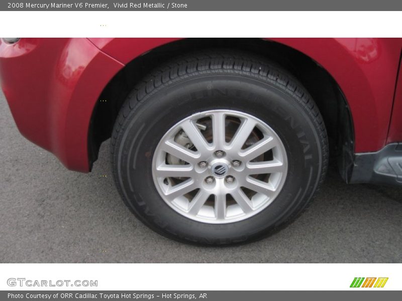 Vivid Red Metallic / Stone 2008 Mercury Mariner V6 Premier