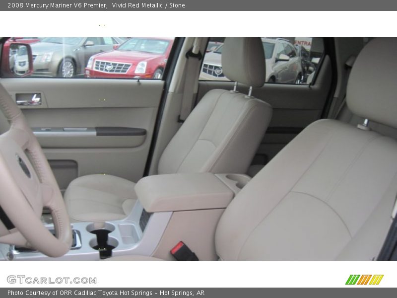 Vivid Red Metallic / Stone 2008 Mercury Mariner V6 Premier