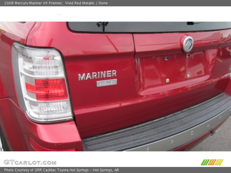 Vivid Red Metallic / Stone 2008 Mercury Mariner V6 Premier