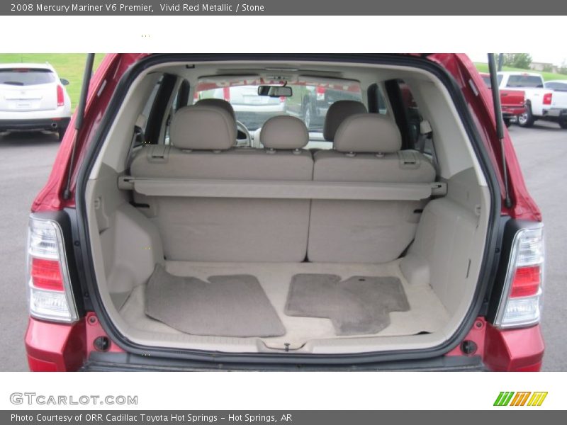 Vivid Red Metallic / Stone 2008 Mercury Mariner V6 Premier