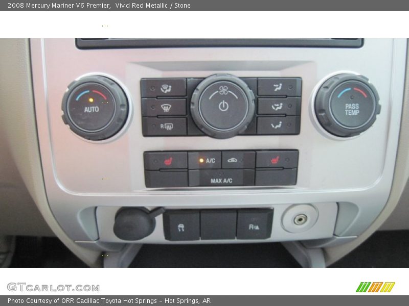 Vivid Red Metallic / Stone 2008 Mercury Mariner V6 Premier