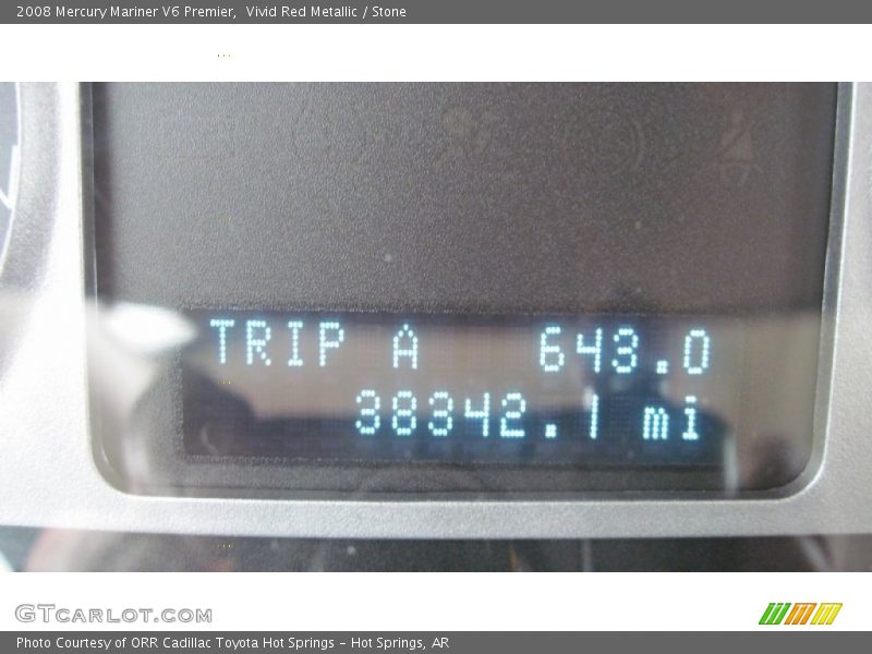 Vivid Red Metallic / Stone 2008 Mercury Mariner V6 Premier