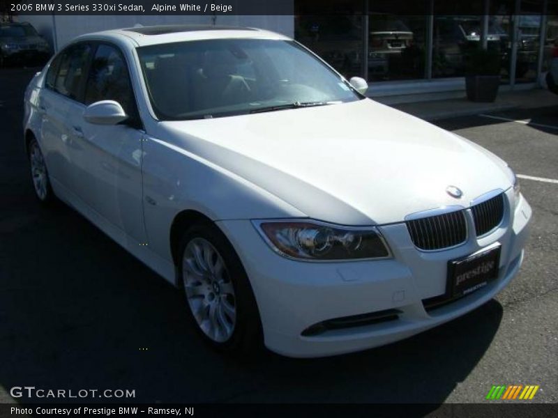 Alpine White / Beige 2006 BMW 3 Series 330xi Sedan