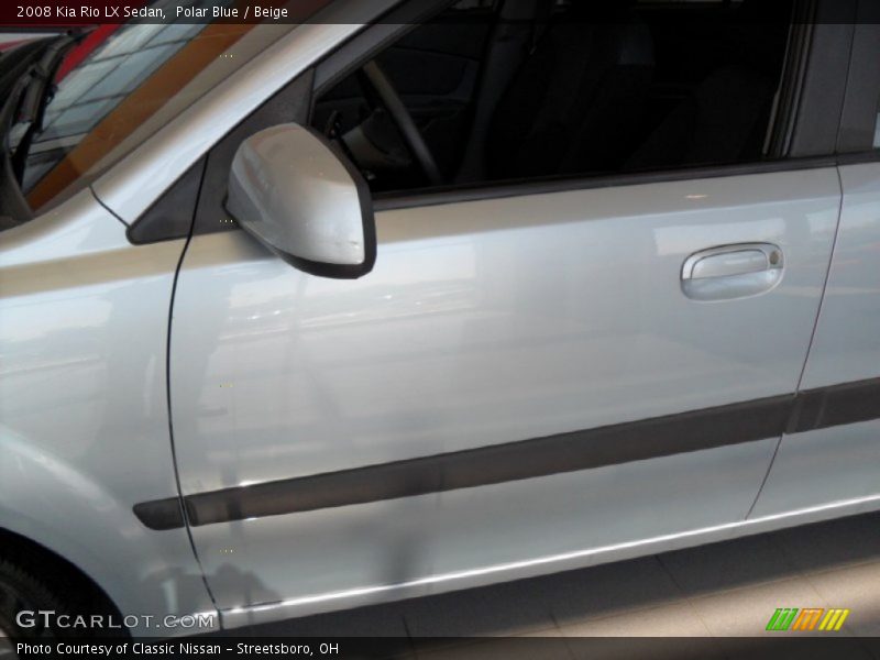 Polar Blue / Beige 2008 Kia Rio LX Sedan