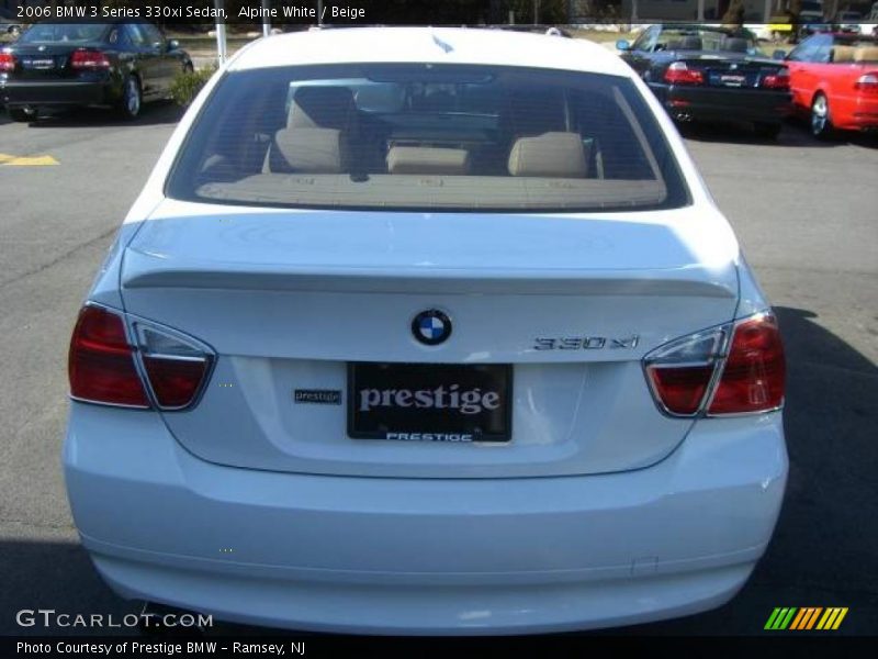 Alpine White / Beige 2006 BMW 3 Series 330xi Sedan