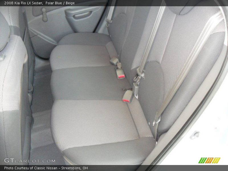 Polar Blue / Beige 2008 Kia Rio LX Sedan