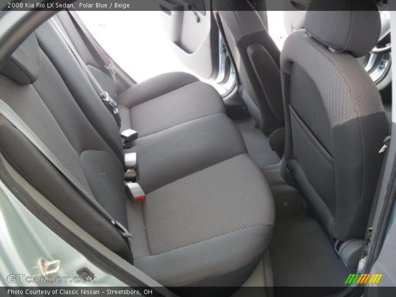 Polar Blue / Beige 2008 Kia Rio LX Sedan