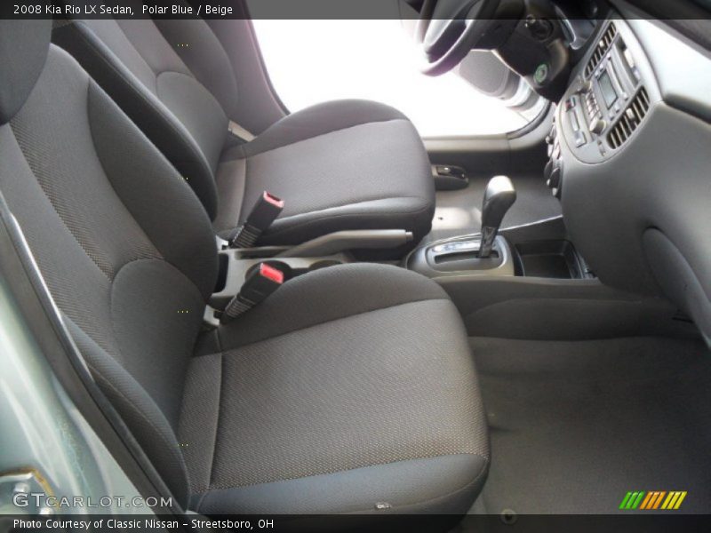 Polar Blue / Beige 2008 Kia Rio LX Sedan