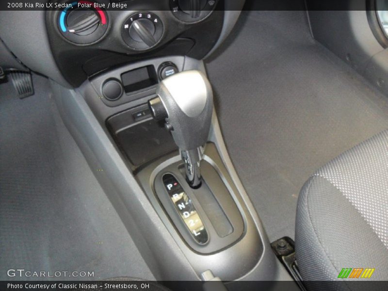 Polar Blue / Beige 2008 Kia Rio LX Sedan