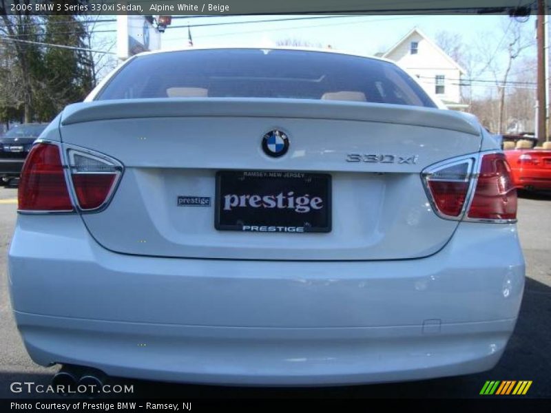 Alpine White / Beige 2006 BMW 3 Series 330xi Sedan