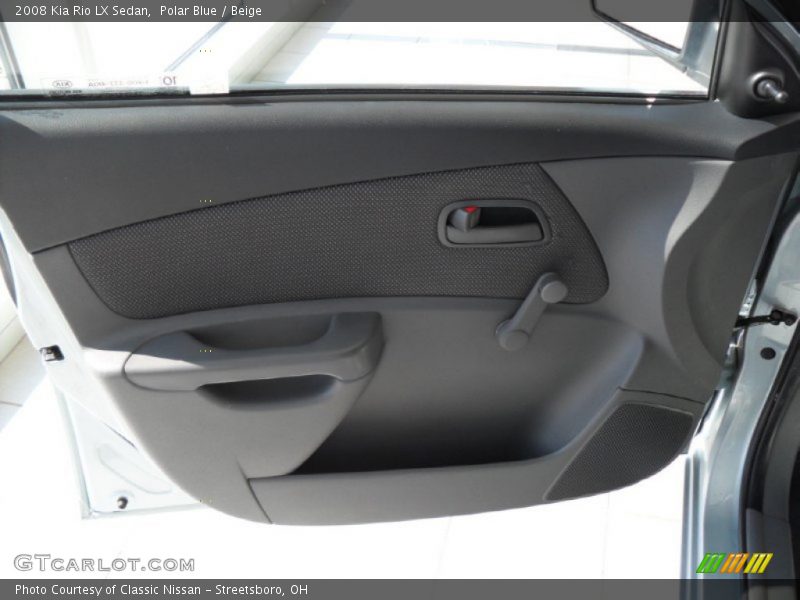 Polar Blue / Beige 2008 Kia Rio LX Sedan