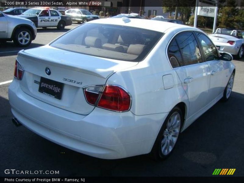 Alpine White / Beige 2006 BMW 3 Series 330xi Sedan