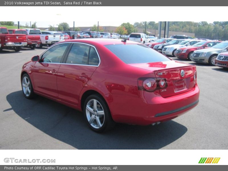 Salsa Red / Titan Black 2010 Volkswagen Jetta TDI Sedan