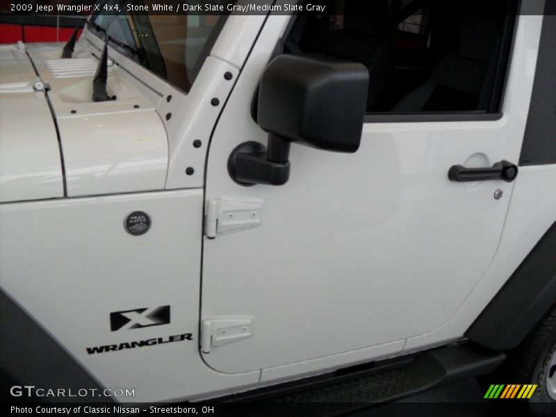 Stone White / Dark Slate Gray/Medium Slate Gray 2009 Jeep Wrangler X 4x4