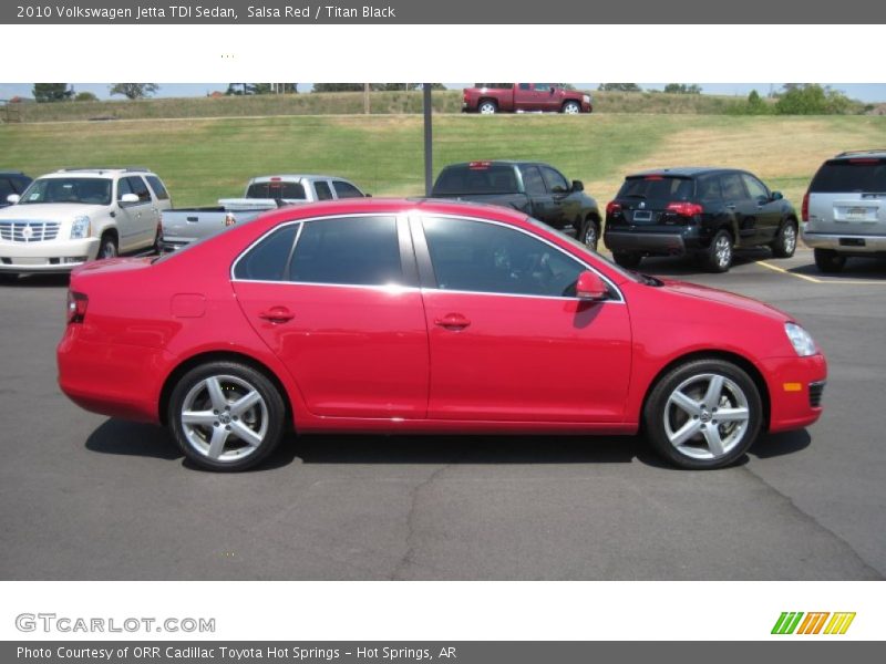 Salsa Red / Titan Black 2010 Volkswagen Jetta TDI Sedan