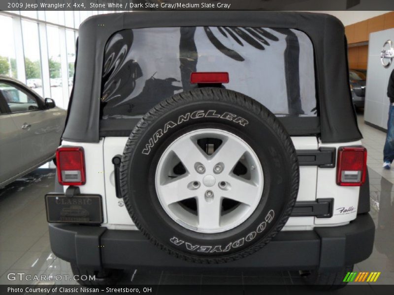 Stone White / Dark Slate Gray/Medium Slate Gray 2009 Jeep Wrangler X 4x4