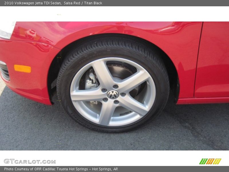 Salsa Red / Titan Black 2010 Volkswagen Jetta TDI Sedan