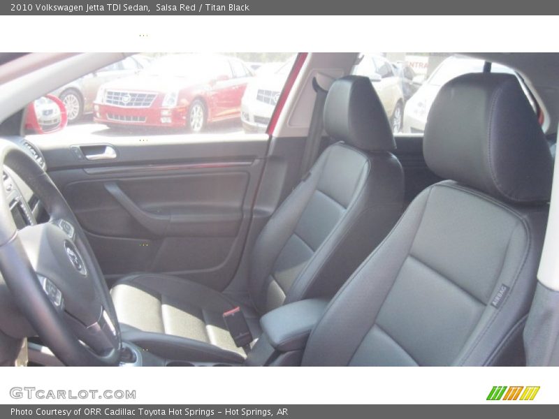Salsa Red / Titan Black 2010 Volkswagen Jetta TDI Sedan
