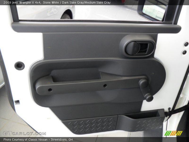 Stone White / Dark Slate Gray/Medium Slate Gray 2009 Jeep Wrangler X 4x4