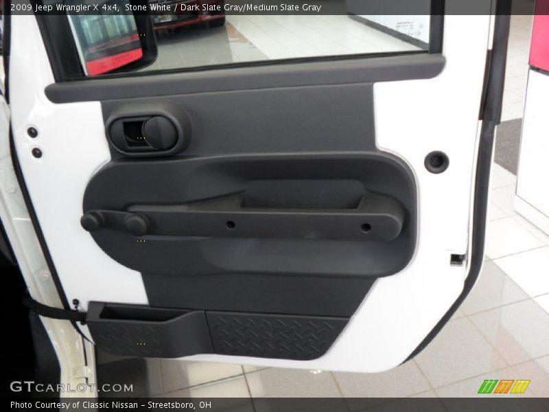 Stone White / Dark Slate Gray/Medium Slate Gray 2009 Jeep Wrangler X 4x4