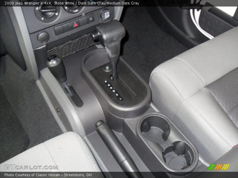 Stone White / Dark Slate Gray/Medium Slate Gray 2009 Jeep Wrangler X 4x4