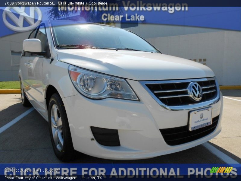 Calla Lilly White / Gobi Beige 2009 Volkswagen Routan SE