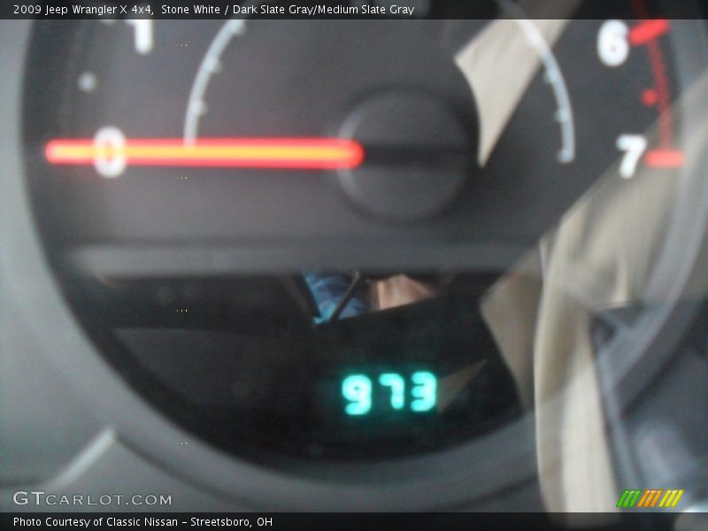 Stone White / Dark Slate Gray/Medium Slate Gray 2009 Jeep Wrangler X 4x4