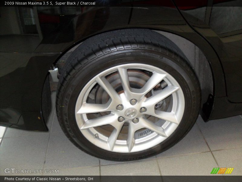 Super Black / Charcoal 2009 Nissan Maxima 3.5 S