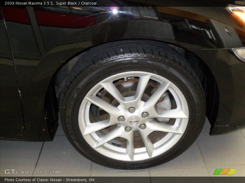 Super Black / Charcoal 2009 Nissan Maxima 3.5 S