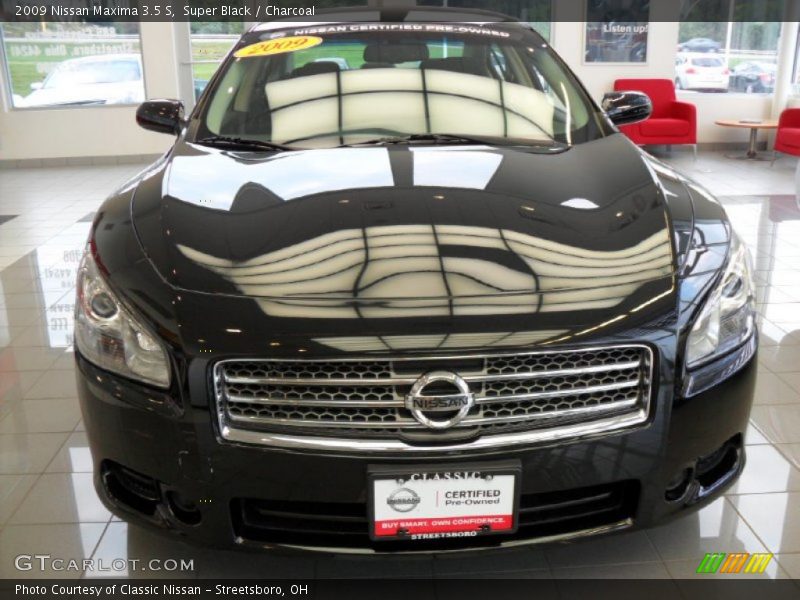 Super Black / Charcoal 2009 Nissan Maxima 3.5 S