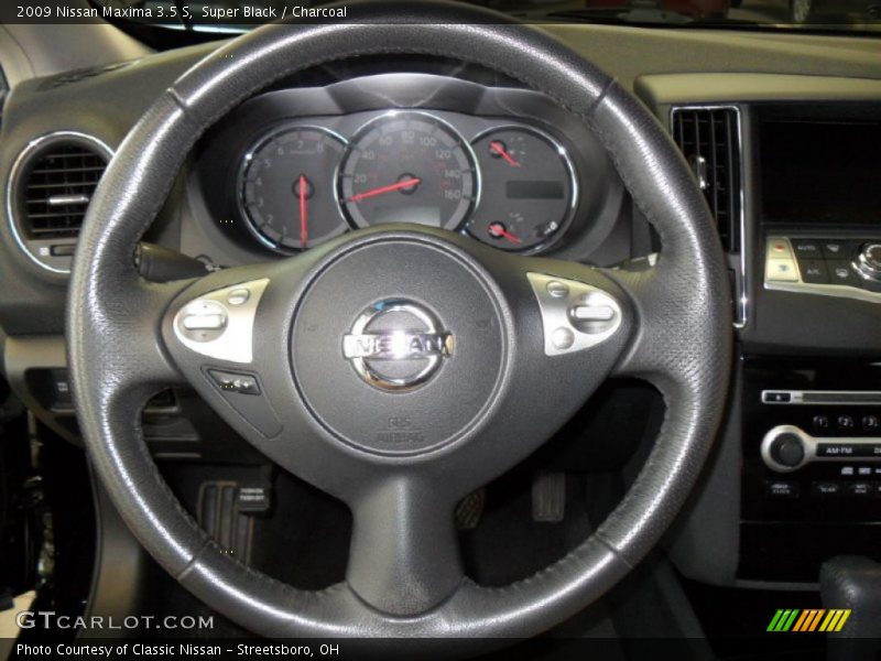 Super Black / Charcoal 2009 Nissan Maxima 3.5 S