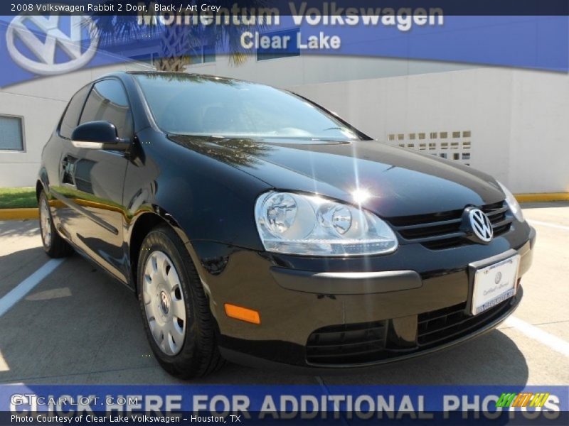 Black / Art Grey 2008 Volkswagen Rabbit 2 Door