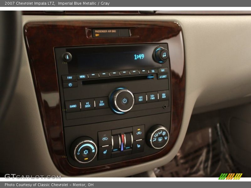 Imperial Blue Metallic / Gray 2007 Chevrolet Impala LTZ