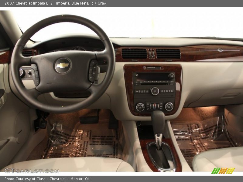 Imperial Blue Metallic / Gray 2007 Chevrolet Impala LTZ