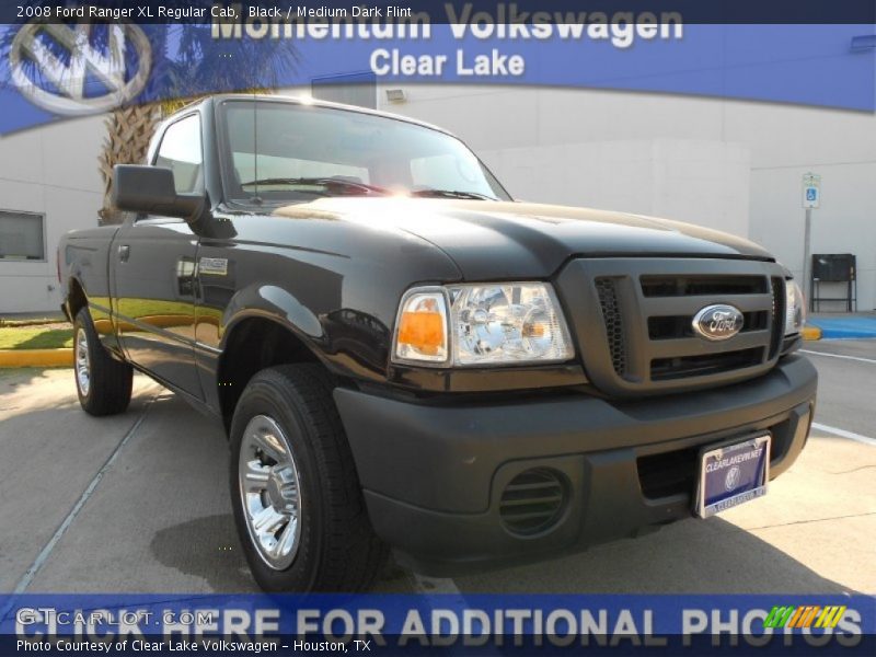 Black / Medium Dark Flint 2008 Ford Ranger XL Regular Cab