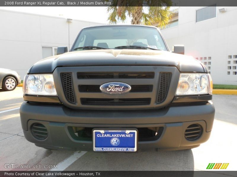 Black / Medium Dark Flint 2008 Ford Ranger XL Regular Cab