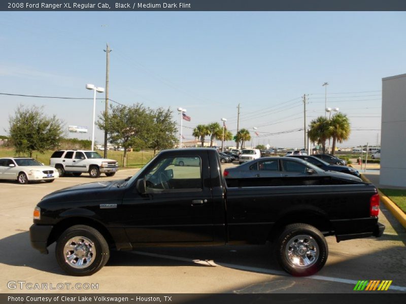 Black / Medium Dark Flint 2008 Ford Ranger XL Regular Cab