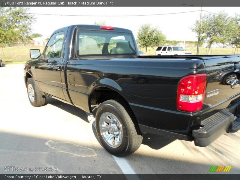 Black / Medium Dark Flint 2008 Ford Ranger XL Regular Cab