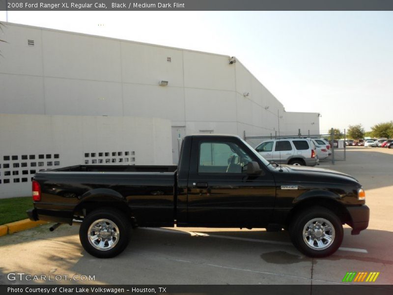 Black / Medium Dark Flint 2008 Ford Ranger XL Regular Cab