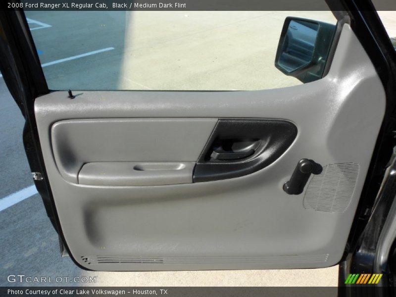 Black / Medium Dark Flint 2008 Ford Ranger XL Regular Cab