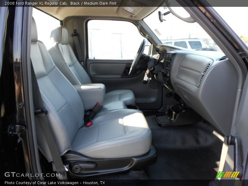 Black / Medium Dark Flint 2008 Ford Ranger XL Regular Cab
