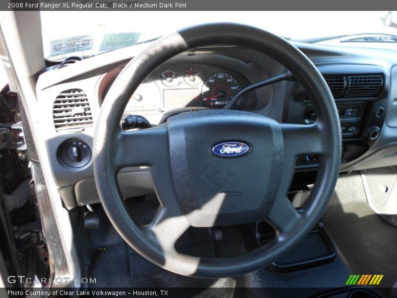 Black / Medium Dark Flint 2008 Ford Ranger XL Regular Cab