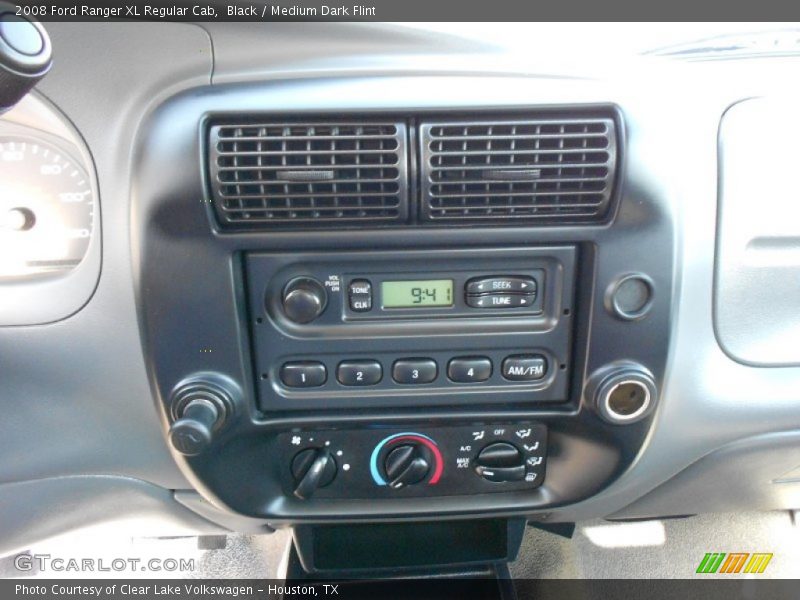 Black / Medium Dark Flint 2008 Ford Ranger XL Regular Cab