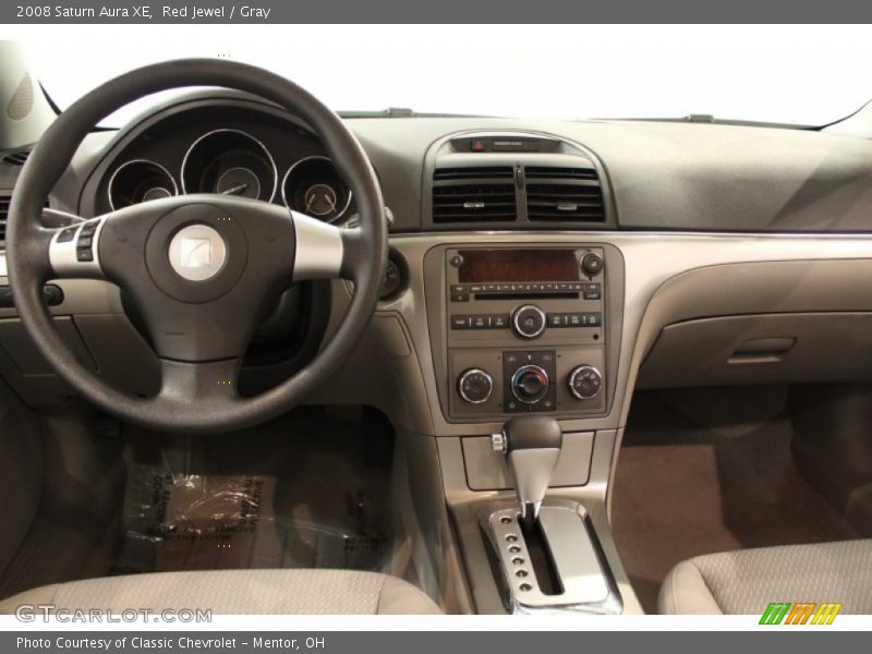Red Jewel / Gray 2008 Saturn Aura XE
