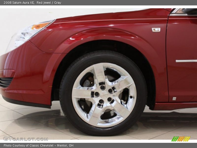Red Jewel / Gray 2008 Saturn Aura XE