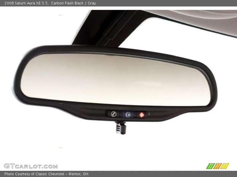 Carbon Flash Black / Gray 2008 Saturn Aura XE 3.5