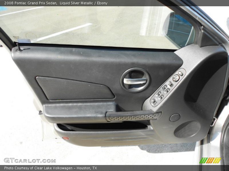 Liquid Silver Metallic / Ebony 2008 Pontiac Grand Prix Sedan